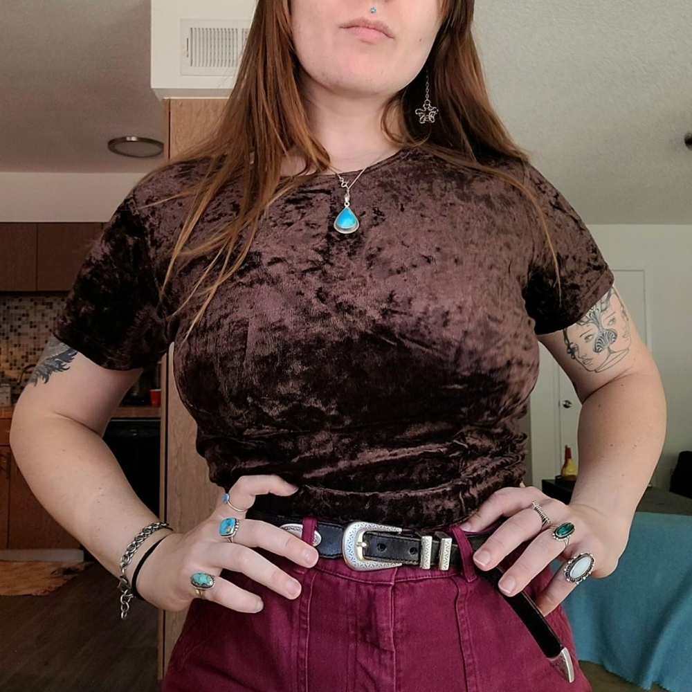 Vintage Velvet Top